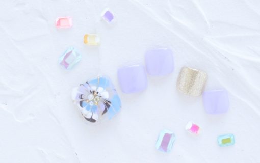 新百合ヶ丘パラジェル＆カルジェルネイルサロン「ネイルマーナ」フットネイル春2025