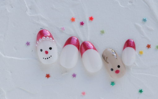 新百合ヶ丘パラジェル＆カルジェルネイルサロン「ネイルマーナ」クリスマスネイル2025