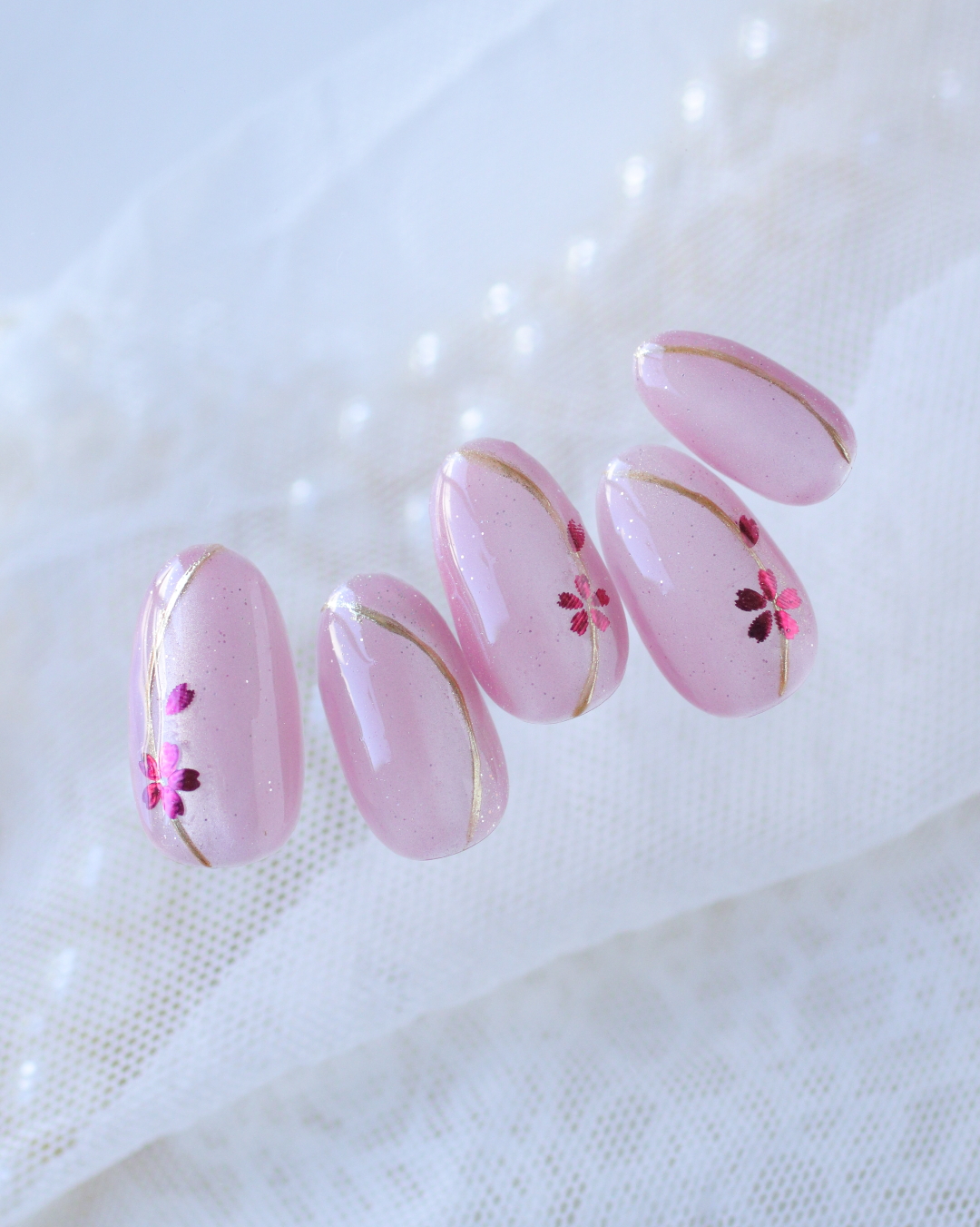 新百合ヶ丘パラジェル＆カルジェルネイルサロン「ネイルマーナ」桜ネイル2026