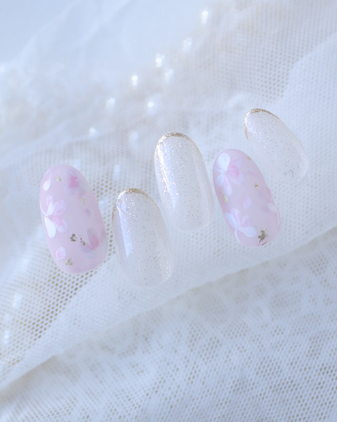 新百合ヶ丘パラジェル＆カルジェルネイルサロン「ネイルマーナ」桜ネイル2026