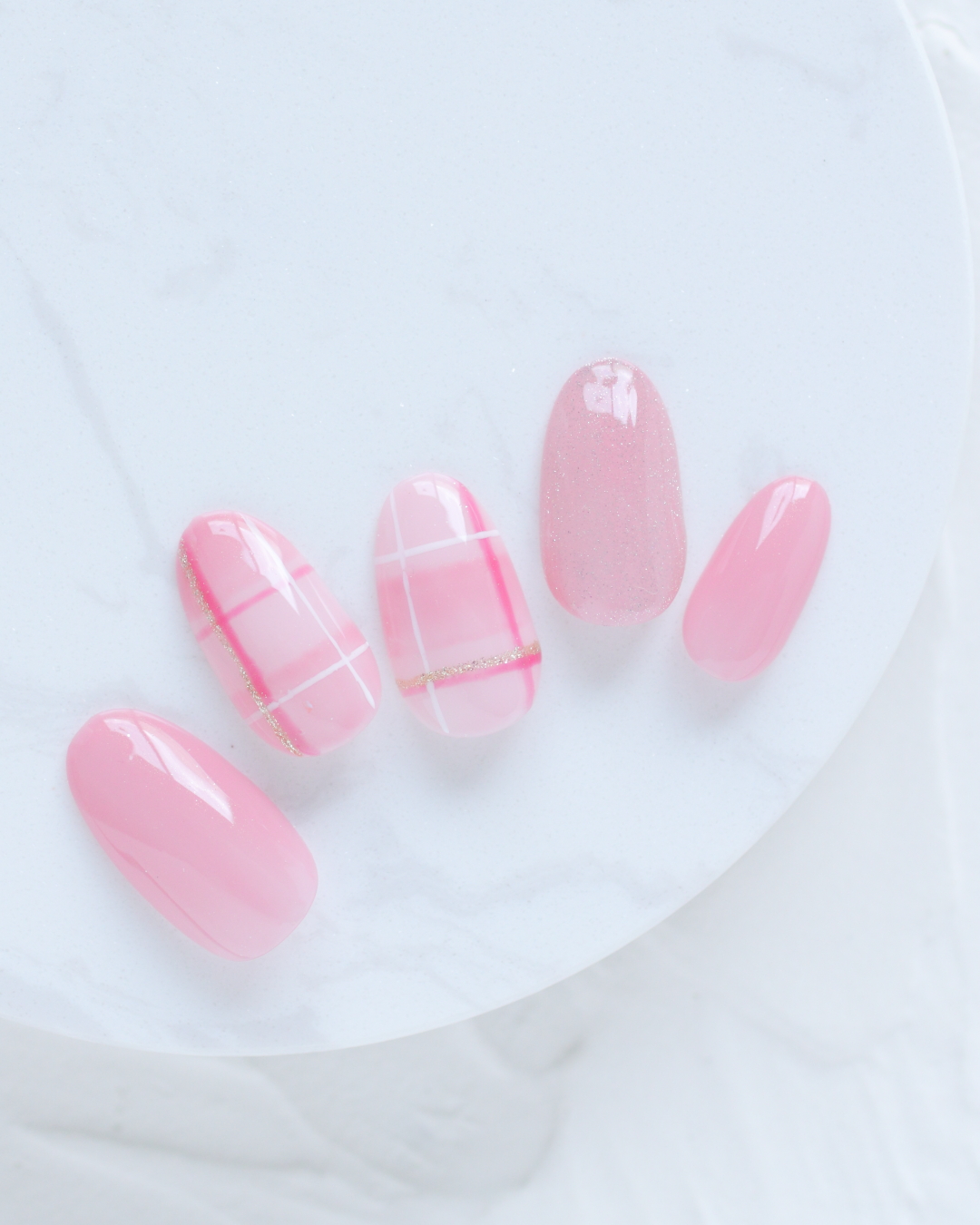 新百合ヶ丘パラジェル＆カルジェルネイルサロン「ネイルマーナ」ピンクネイル2026