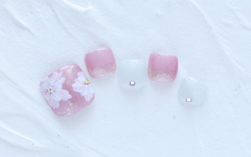 新百合ヶ丘パラジェル＆カルジェルネイルサロン「ネイルマーナ」春フットネイル2026