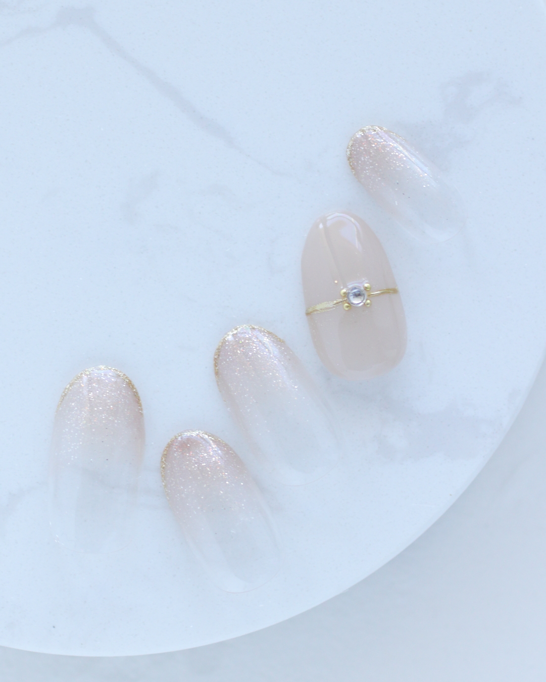 新百合ヶ丘パラジェル&カルジェルネイルサロン「ネイルマーナ」ピンクベージュネイル2026